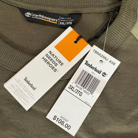 TIMBERLAND EARTHKEEPERS MEN’S SHIRT / SIZE 3XL/3TG - Picture 5 of 5